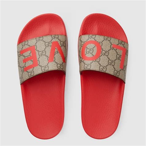 gucci valentines day slides|Women's Valentine's Day slides .